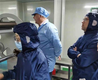 Kliyan vizite laboratwa Hangzhou Weshare la